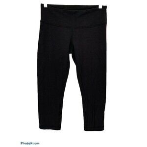 Lululemon Black 21” Cropped Leggings Skinny